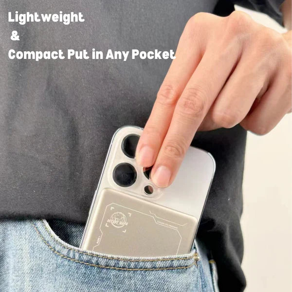 WiWU Wi-P019 Ultra-Thin 5,000mAh 0.3in Slim Mag-safe Battery Pack, Mini Thin Wireless Power Bank with PD 20W Two Way USB-C Charging WiWU Wi-P019 Ultra-Thin 5,000mAh 0.3in Slim Mag-safe Battery Pack, Mini Thin Wireless Power Bank with PD 20W Two Way USB-C Charging